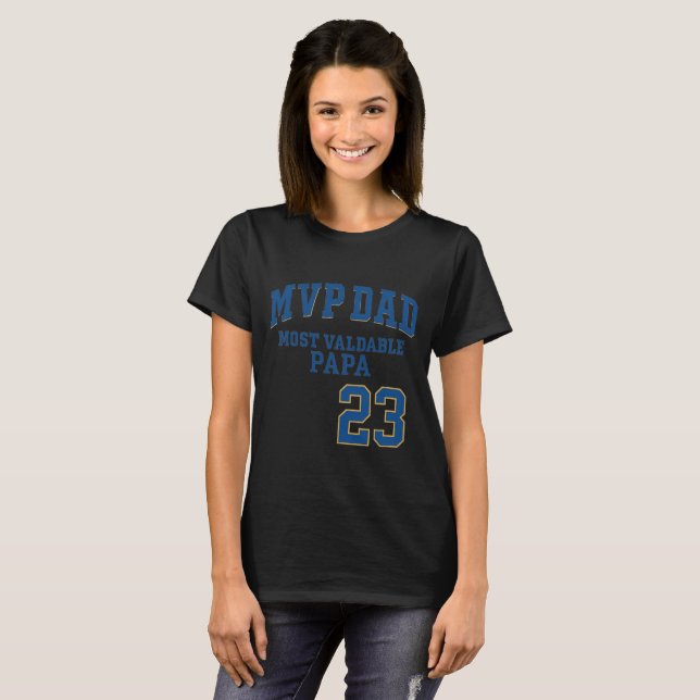 mvp papa le plus valdable papa 23 tshirt (Devant entier)