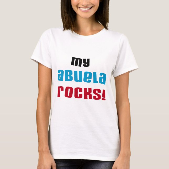 My Abuela Rocks T-shirts et cadeaux (Devant)