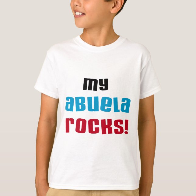 My Abuela Rocks T-shirts et cadeaux (Devant)