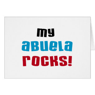 My Abuela Rocks T-shirts et cadeaux