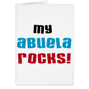My Abuela Rocks T-shirts et cadeaux