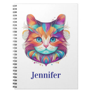 My Cute Cat - Élégant Carnet personnalisé