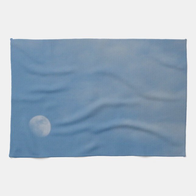 My Daytime Moon - Serviette de thé de cuisine déco (Horizontal)