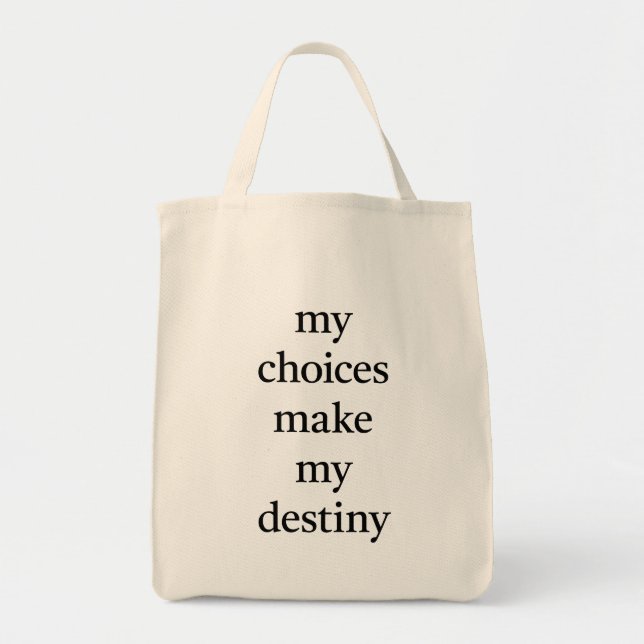 My Destiny Grocery Tote Bag (Devant)