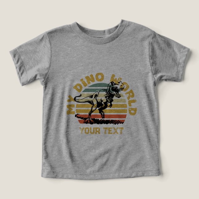 My Dino World Tri-Blend (Design Recto)