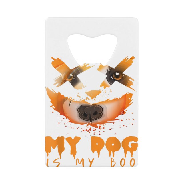 My Dog Is My Boo & Halloween Costume Idée avec Bor (Devant)