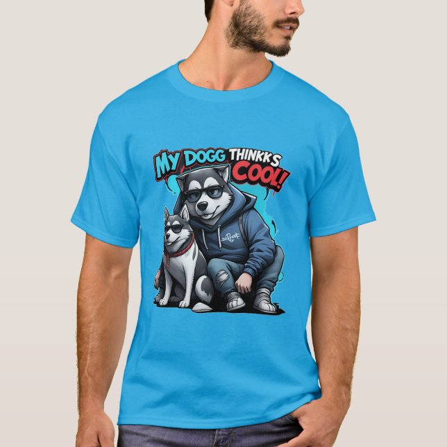 My Dog pense que je suis un T-Shirt Cool drôle Chi (Devant)