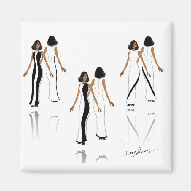 My Fashion Art - Magnet Carré (Devant)