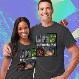 My Favorite Dogs Modèle 5 photo T-shirt