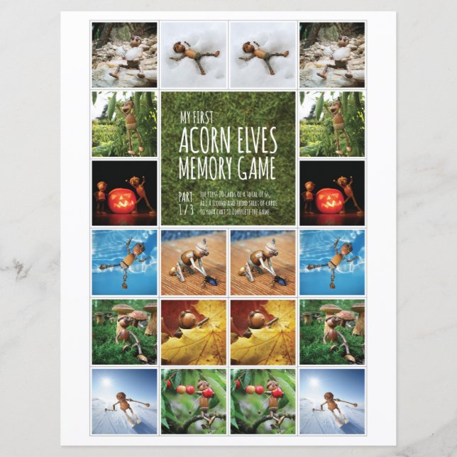 My First Acorn Elves Memory Game, partie 1/3 (Devant)