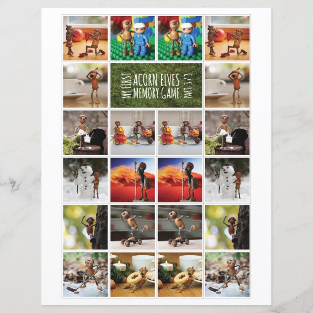 My First Acorn Elves Memory Game, partie 1/3 (Devant)