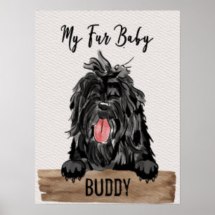 My Fur Baby Affenpinscher Maman Affiche