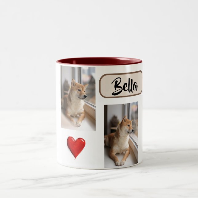My Furry Friend Custom Dog Photo Mug with Name (Centre)