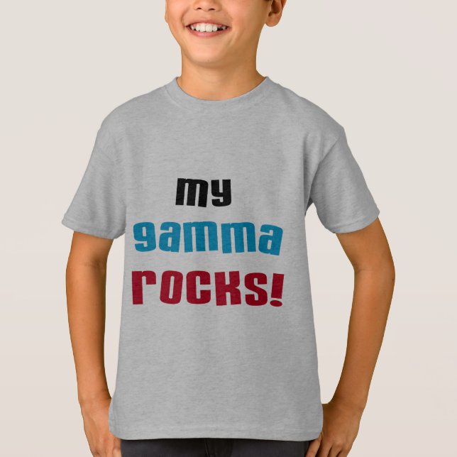 My Gamma Rocks T-shirts et cadeaux (Devant)