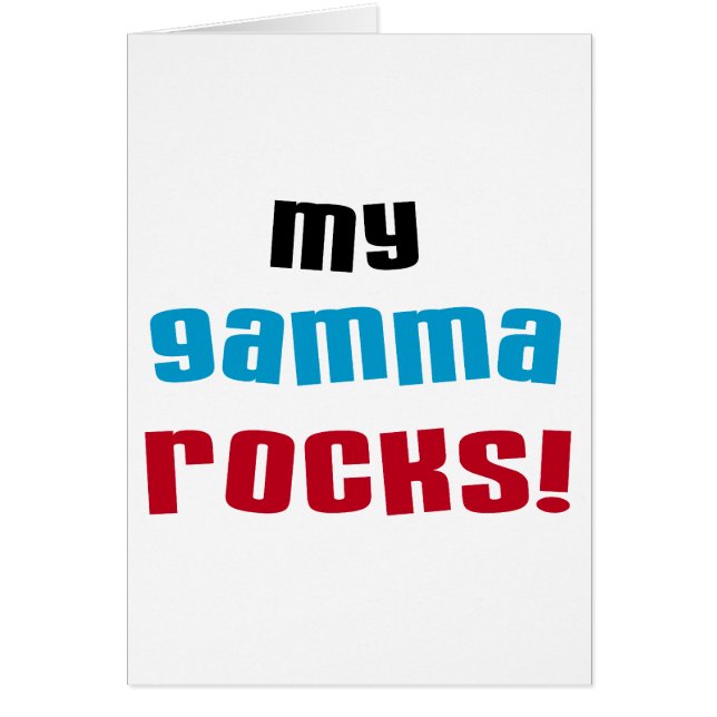 My Gamma Rocks T-shirts et cadeaux (Devant)
