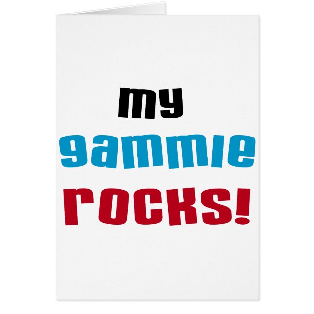 My Gammie Rocks T-shirts et cadeaux (Devant)