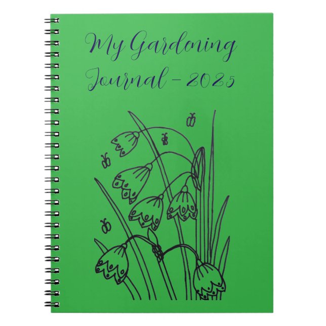 My Gardening Journal 2025 Carnet (Devant)