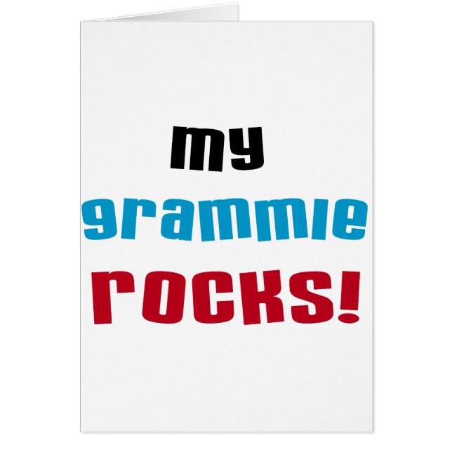 My Grammie Rocks T-shirts et cadeaux (Devant)