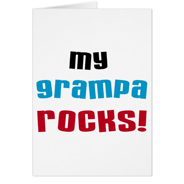 My Grampa Rocks T-shirts et cadeaux (Devant)