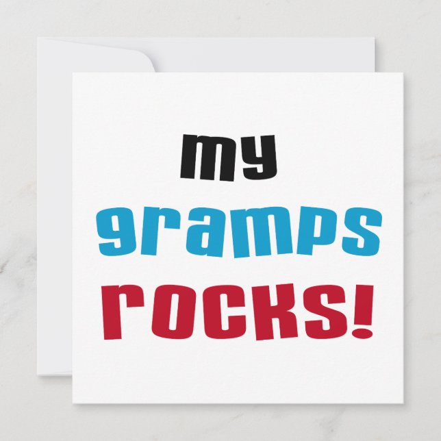 My Gramps Rocks T-shirts et cadeaux (Devant)