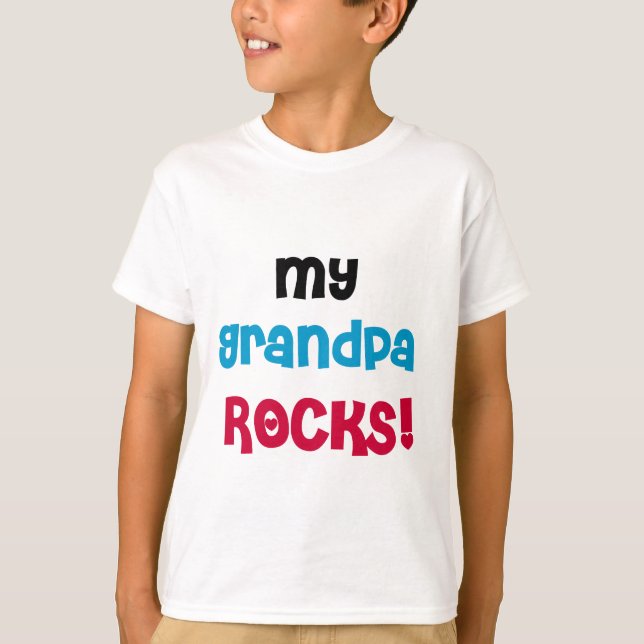 My Grand-pa Rocks Tshirts et cadeaux (Devant)