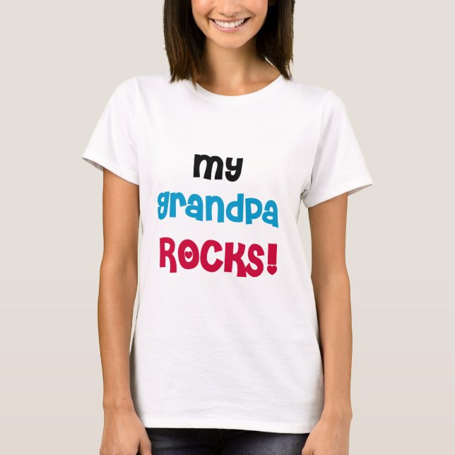 My Grand-pa Rocks Tshirts et cadeaux (Devant)