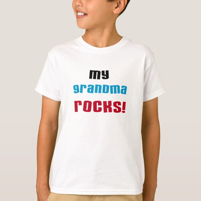 My Grandma Rocks T-shirts et cadeaux (Devant)