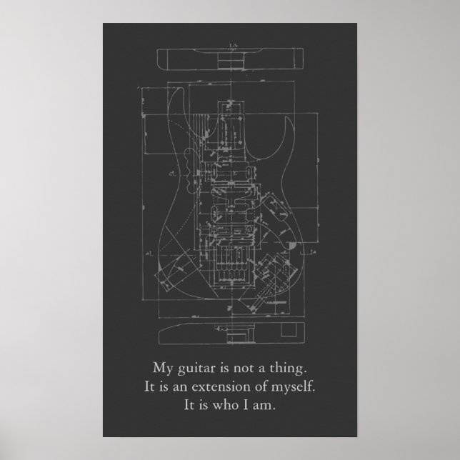 My Guitar Poster (Devant)
