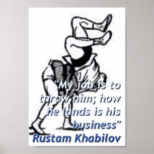 My job IS tu le throw him Affiche