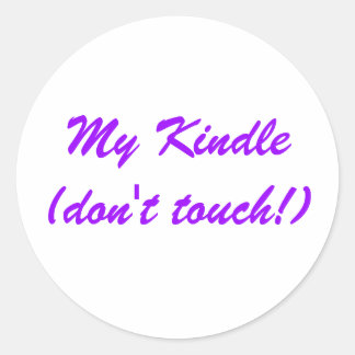 My Kindle (ne touche pas !) STICKER