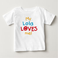 My Lola Loves Me T-shirts et cadeaux