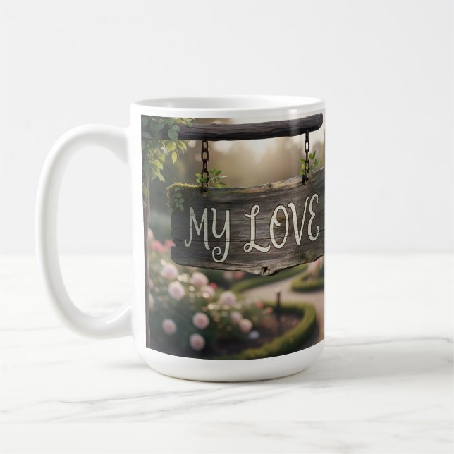 My Love Mug | Romantic Coffee Mug Gift for Couples (Gauche)