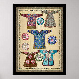 My Mah Jongg Coat 05 : Poster 18"x24"