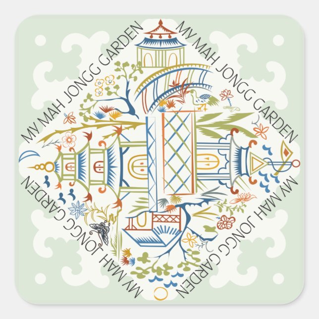 My Mah Jongg Garden Stickers (Devant)