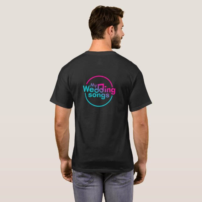 My Mariage Songs Logo T-Shirt noir Homme (Dos entier)