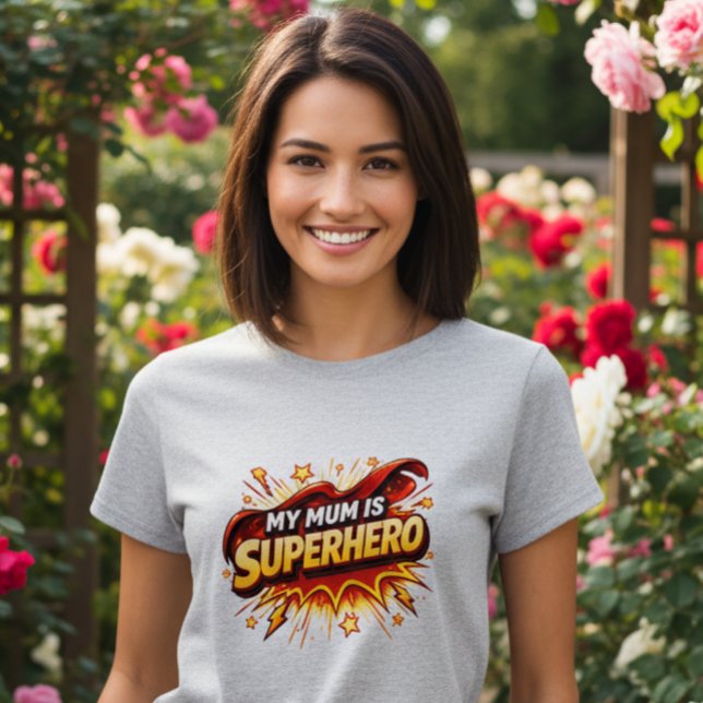 My Mum Is Superhero T-Shirt (Créateur téléchargé)