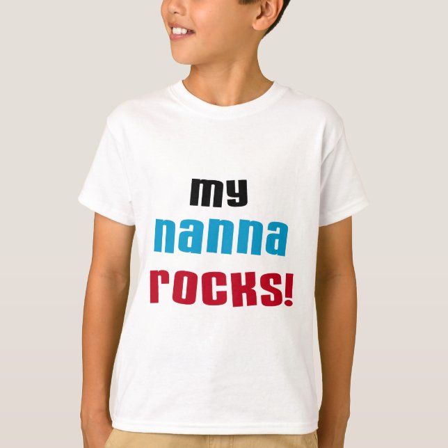 My Nanna Rocks T-shirts et cadeaux (Devant)
