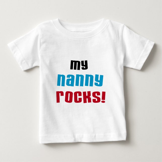 My Nanny Rocks T-shirts et cadeaux (Devant)