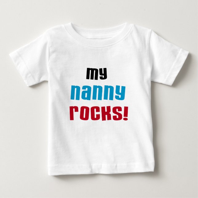 My Nanny Rocks T-shirts et cadeaux (Devant)