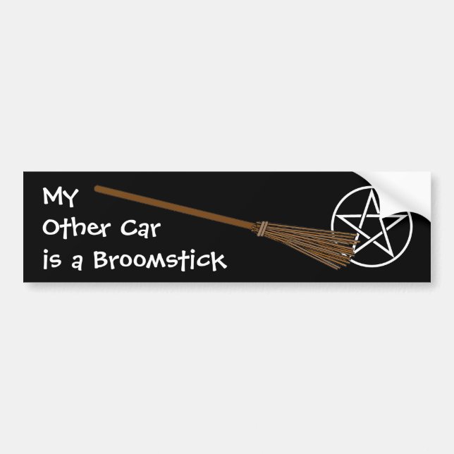 My Other Car est un Sticker Broomstick Bumper (Devant)