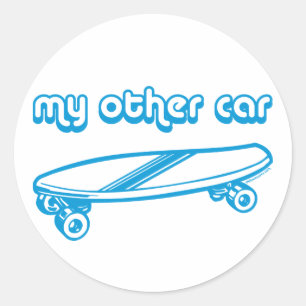 My Other Car est un Stickers Skateboard