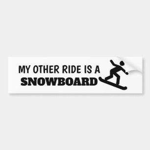 My Other Ride est un Snowboard Sticker