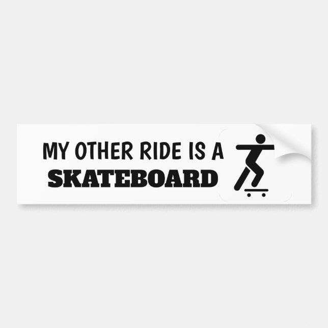 My Other Ride est un Sticker Skateboard (Devant)