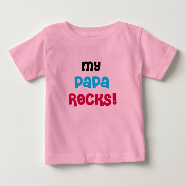 My Papa Rocks T-shirts et cadeaux (Devant)