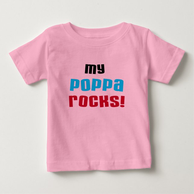 My Poppa Rocks Tshirts et cadeaux (Devant)