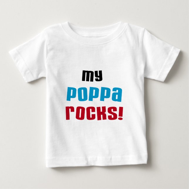 My Poppa Rocks Tshirts et cadeaux (Devant)