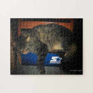 My Starter is Broken cat mème Jigsaw Puzzle