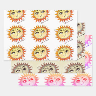 My Sunshine Fun Illustration Sun Wrapping Papier