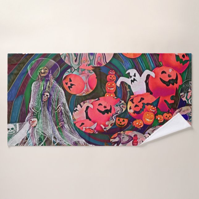 My Super Halloween V3 (Serviette de bain)
