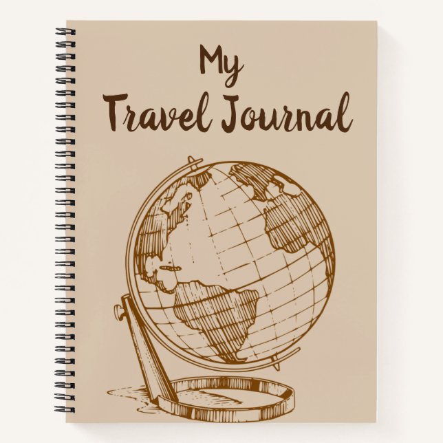 My Travel Journal, Un journal pour vos aventures. (Devant)
